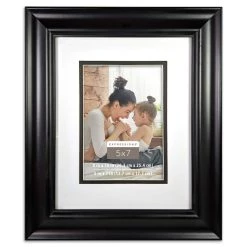 Buy 💯 Black 5" x 7" Beveled Frame with Double Mat, Expressions™ by Studio Décor® by Studio Decor 🛒