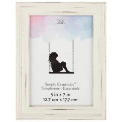 Promo 🛒 Distressed White Frame, Simply Essentials™ by Studio Décor® by Studio Decor 🛒 -Studio Decor shop 10413876 1 1