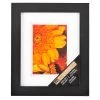 Flash Sale 👍 Black Gallery Frame with Double Mat by Studio Décor® by Studio Decor 🥰