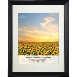 Best deal 🔔 2 Black Frames With Mat, 11" x 14", Lifestyles By Studio Décor® by Studio Decor 🔥