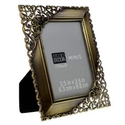 Brand new ✨ 24 Pack: Antique Bronze Ornate 2.5" x 3.5" Mini Frame by Studio Décor® by Studio Decor 🔥