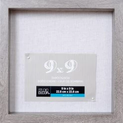 Brand new ✔️ Gray Belmont Shadow Box By Studio Décor® by Studio Decor 🌟