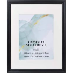 Deals 🎉 Black Large Frame With Mat, Lifestyles™ by Studio Décor® by Studio Decor 🔔 -Studio Decor shop 10477351 1 1