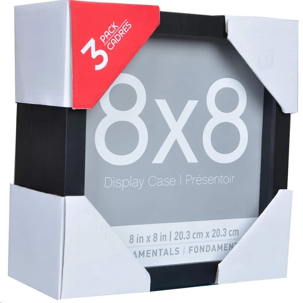 Outlet 𧨠3-Pack Black 8" x 8" Shadow Boxes, Fundamentals By Studio Décor® by Studio Decor π₯ 1 Outlet 𧨠3-Pack Black 8" x 8" Shadow Boxes, Fundamentals By Studio Décor® by Studio Decor π₯