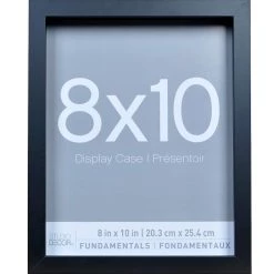 Promo 🔥 9 Packs: 3 ct. (27 total) Black Fundamentals 8" x 10" Display Case by Studio Décor® by Studio Decor 🧨