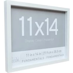 Buy 👍 9 Packs: 2 ct. (18 total) White Fundamentals 11" x 14" Display Case by Studio Décor® by Studio Decor 😍 -Studio Decor shop 10500661 2