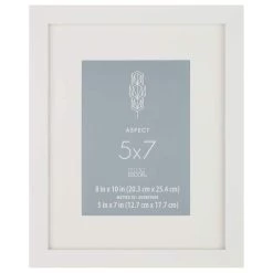 Best deal ⌛ 12 Pack: White 5" x 7" Narrow Frame With Mat, Aspect By Studio Décor® by Studio Decor 🔔