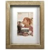 Coupon 😀 Rustic 4" x 6" Wooden Frame with Mat, Expressions™ by Studio Décor® by Studio Decor ❤️