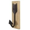 Discount ⌛ Wood Plaque With Pewter Arrow Hook, Farmington by Studio Décor® by Studio Decor ⌛