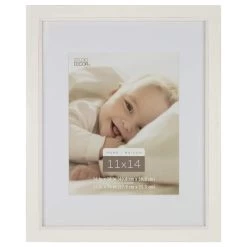 Cheapest 😍 White Wooden 11" x 14" Frame with Mat, Home by Studio Décor® by Studio Decor 😀