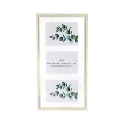 Hot Sale ⭐ White Wooden 10" x 20" Float Frame, Alexandria by Studio Décor® by Studio Decor 🎉