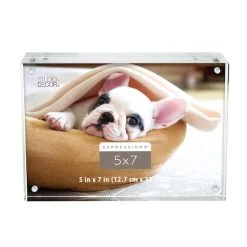 New 🎁 Clear Acrylic Block Frame, Expressions™ by Studio Décor® by Studio Decor 🌟 -Studio Decor shop 10510981 5 1