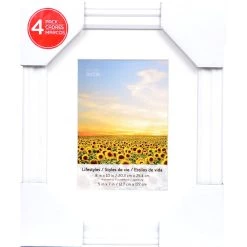 Wholesale 💯 4 Packs: 4 ct. (16 total) White 5" x 7" Frame with Mat, Lifestyles by Studio Décor® by Studio Decor 👏 -Studio Decor shop 10536722