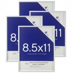 Promo 💯 4 Pack Multipurpose 8.5" x 11" Wall Frames, Basics by Studio Décor® by Studio Decor ✔️ -Studio Decor shop 10545446 1