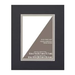 Outlet ❤️ 8" x 10" Double Mat By Studio Décor®, 5" x 7" Opening by Studio Decor 🛒 -Studio Decor shop 10546563