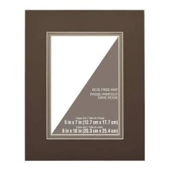 Outlet ❤️ 8" x 10" Double Mat By Studio Décor®, 5" x 7" Opening by Studio Decor 🛒 -Studio Decor shop 10546564