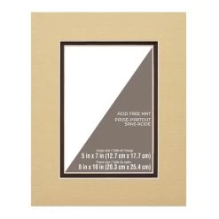 Outlet ❤️ 8" x 10" Double Mat By Studio Décor®, 5" x 7" Opening by Studio Decor 🛒 -Studio Decor shop 10546566