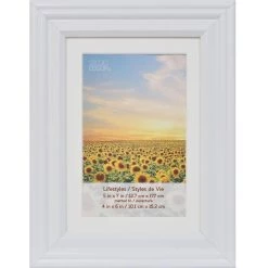 Deals 🎁 White 4" x 6" Frame with Mat Lifestyles by Studio Decor®, 5 Pack 🤩
