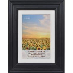 Brand new 👏 Black 4" x 6" Frame with Mat Lifestyles by Studio Decor®, 5 Pack 🎉