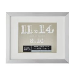 Brand new ⌛ Silver Belmont Frame with Mat By Studio Décor® by Studio Decor 🛒