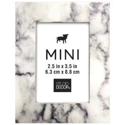 Best reviews of 🌟 24 Pack: White Marble 2.5" x 3.5" Mini Frame by Studio Décor® by Studio Decor 🔥