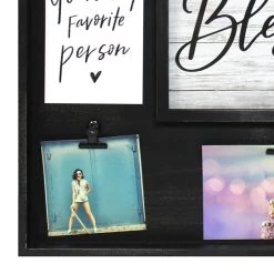 Buy 💯 6 Pack: 9 Opening Black Rustic Collage Clip Frame by Studio Décor® by Studio Decor 🔔 -Studio Decor shop 10595102 2 1