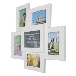 Promo ✔️ 6 Pack: 6 Opening White Collage Frame by Studio Décor® by Studio Decor 🛒 -Studio Decor shop 10595103 3 1