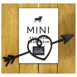 Wholesale 👍 24 Pack: Black Wire Heart 2.5" x 3.5" Mini Frame by Studio Décor® by Studio Decor ✔️
