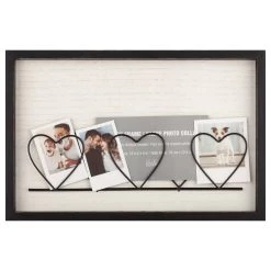 Budget 🛒 6 Pack: Black & White Wire Heart Collage Frame by Studio Décor® by Studio Decor 😍