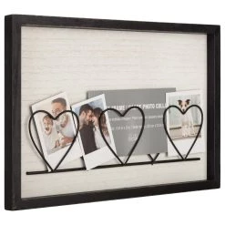 Outlet 👍 5 Opening Black Wire Heart Collage Frame by Studio Décor® by Studio Decor ❤️ -Studio Decor shop 10595959 3