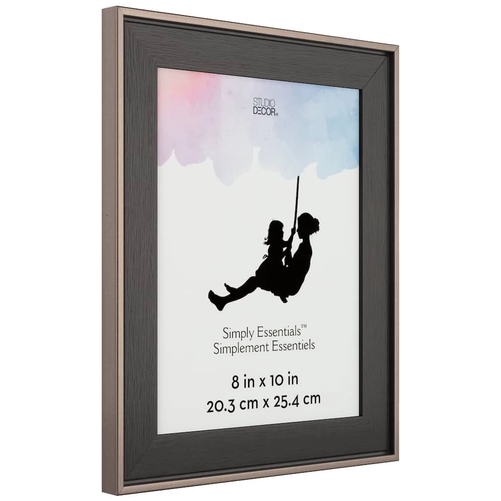 Wholesale β 12 Pack: Black with Bronze Edges 8" x 10" Frame, Simply Essentials™ by Studio Décor® by Studio Decor π 3 Wholesale β 12 Pack: Black with Bronze Edges 8" x 10" Frame, Simply Essentials™ by Studio Décor® by Studio Decor π - Image 3