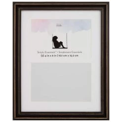 Discount 🥰 12 Pack: 2 Opening Black Distressed 4" x 6" Collage Frame, Simply Essentials™ by Studio Décor® by Studio Decor 🥰