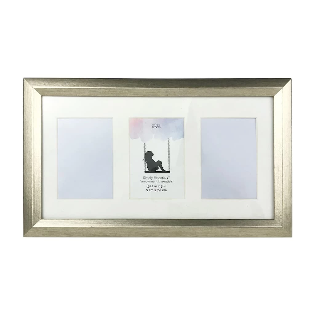 Cheapest π€© 3 Opening Silver Foil 2" x 3" Collage Frame, Simply Essentials™ by Studio Décor® by Studio Decor π₯° 1 Cheapest π€© 3 Opening Silver Foil 2" x 3" Collage Frame, Simply Essentials™ by Studio Décor® by Studio Decor π₯°