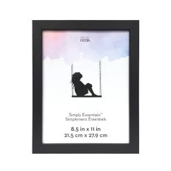 Wholesale 🔥 12 Pack: Black Flat Top 8.5" x 11" Frame, Simply Essentials™ by Studio Décor® by Studio Decor 💯