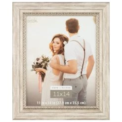 Hot Sale 🛒 Brown Whitewashed & Gold 11" x 14" Frame, Home by Studio Décor® by Studio Decor 🔥