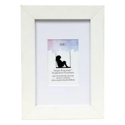 Coupon 👏 White 2.5" x 3.5" Frame, Simply Essentials™ by Studio Décor® by Studio Decor 🌟