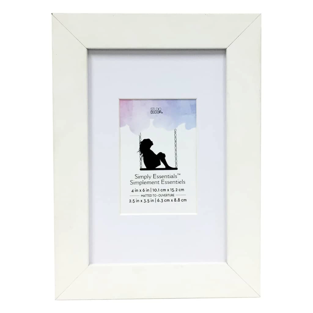 Coupon π White 2.5" x 3.5" Frame, Simply Essentials™ by Studio Décor® by Studio Decor π 1 Coupon π White 2.5" x 3.5" Frame, Simply Essentials™ by Studio Décor® by Studio Decor π