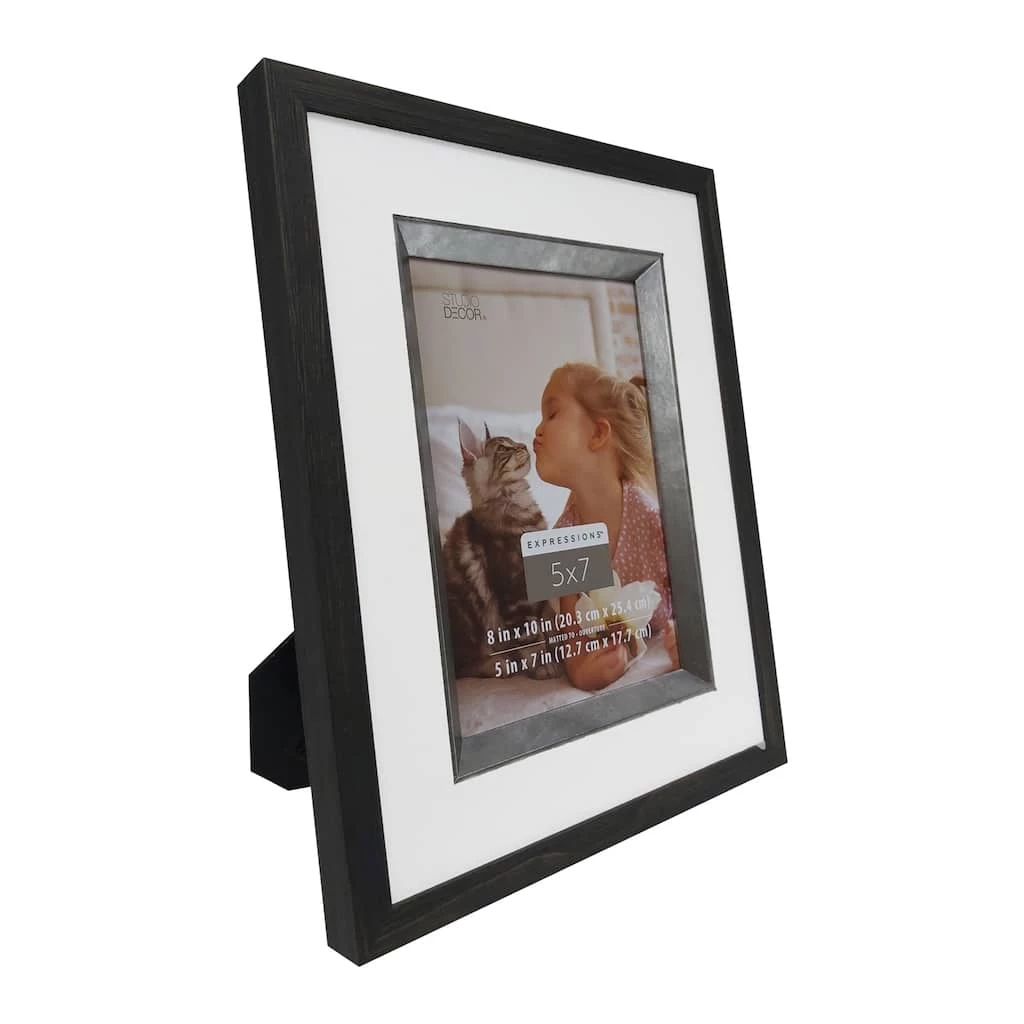 Promo ❤️ 12 Pack: Black 5" x 7" Frame with Fillet Mat, Expressions™ by Studio Décor® by Studio Decor ⌛ 4 Promo ❤️ 12 Pack: Black 5" x 7" Frame with Fillet Mat, Expressions™ by Studio Décor® by Studio Decor ⌛ - Image 4