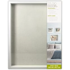 Promo 😍 9 Pack: White Flat 14" x 18" Shadow Box by Studio Décor® by Studio Decor 😀