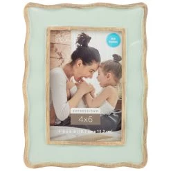 Flash Sale 🥰 Green with Distressed Scallops 4" x 6" Frame, Expressions™ by Studio Décor® by Studio Decor 🎉