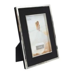 Best Pirce 😉 Silver with Black Fabric 4" x 6" Frame, Expressions™ by Studio Décor® by Studio Decor 🛒 -Studio Decor shop 10625312 6