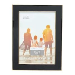 Budget 👏 Black & Gold Outline 5" x 7" Frame, Expressions™ by Studio Décor® by Studio Decor ✨