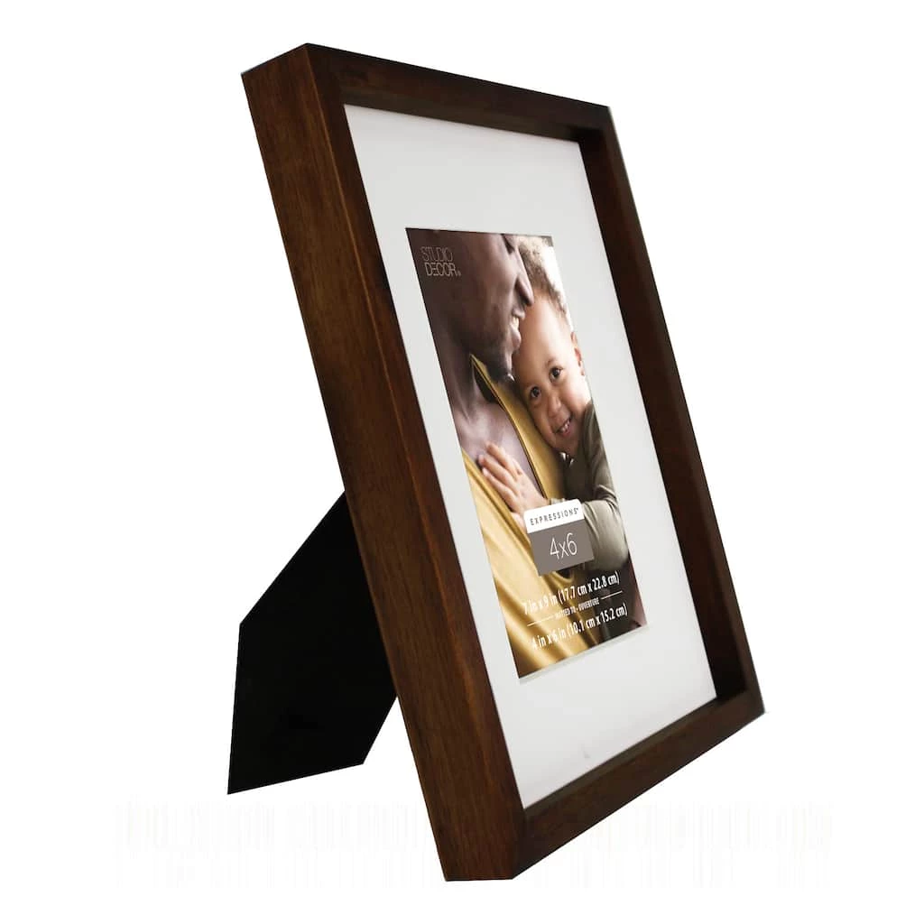 Cheap π Walnut Thin 4" x 6" Frame, Expressions™ by Studio Décor® by Studio Decor π 2 Cheap π Walnut Thin 4" x 6" Frame, Expressions™ by Studio Décor® by Studio Decor π - Image 2