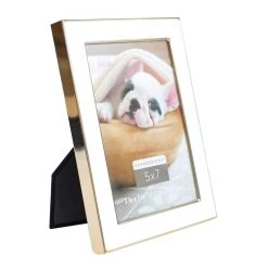 Cheapest 🌟 12 Pack: White with Gold Outline 5" x 7" Frame, Expressions™ by Studio Décor® by Studio Decor 🔥 -Studio Decor shop 10625354 6 1