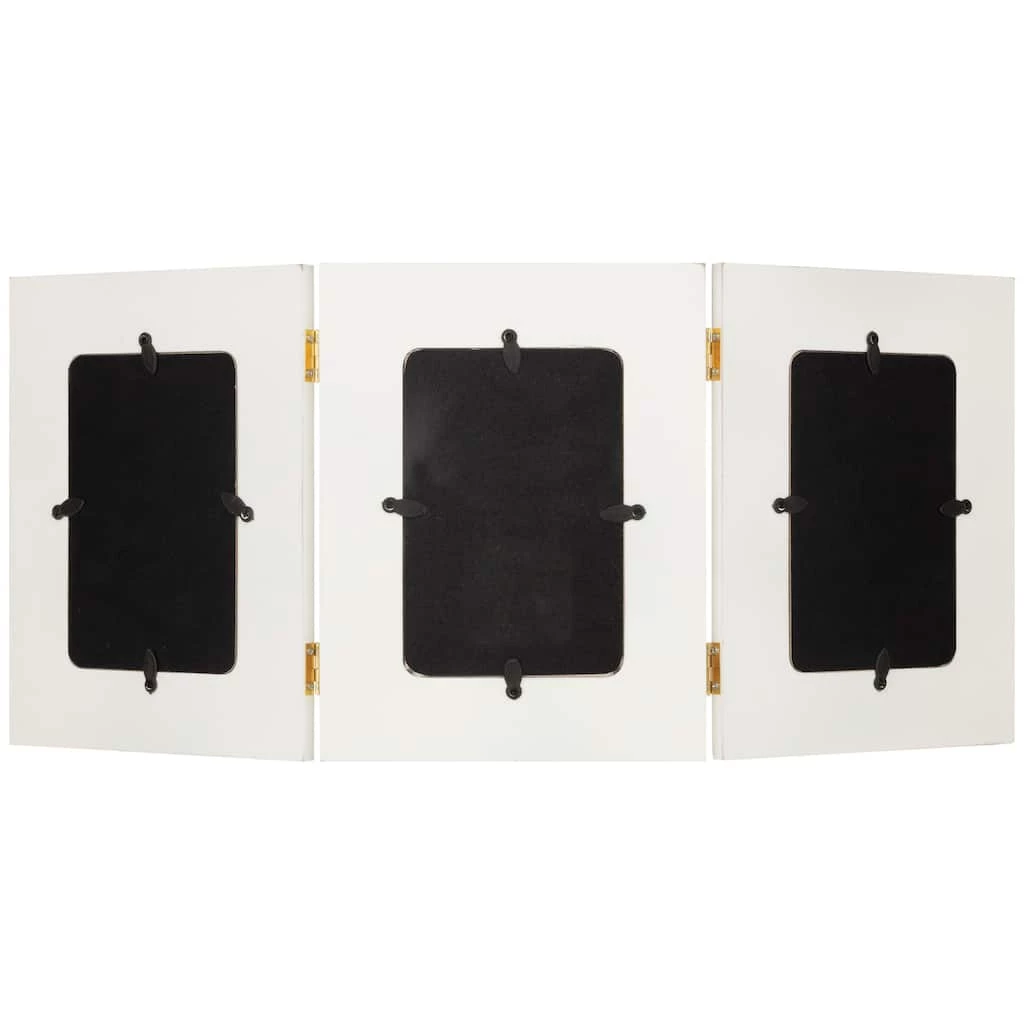 Best Pirce π White 4" x 6" Triple Frame, Expressions™ by Studio Décor® by Studio Decor π 4 Best Pirce π White 4" x 6" Triple Frame, Expressions™ by Studio Décor® by Studio Decor π - Image 4