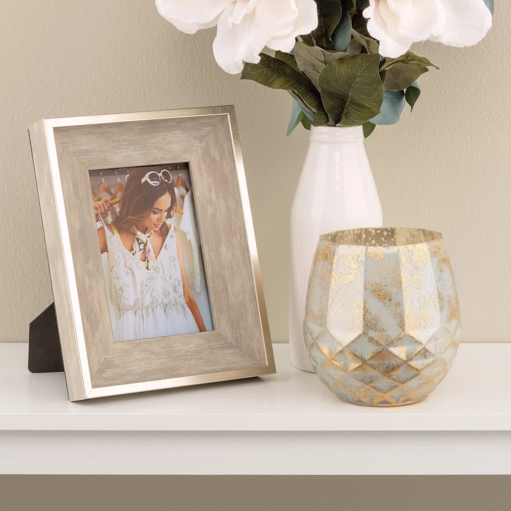 New π 12 Pack: Metallic Champagne 5" x 7" Frame, Expressions™ by Studio Décor® by Studio Decor π 5 New π 12 Pack: Metallic Champagne 5" x 7" Frame, Expressions™ by Studio Décor® by Studio Decor π - Image 5