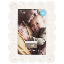 Best Sale β White Scalloped 4" x 6" Frame, Expressions™ by Studio Décor® by Studio Decor β¨