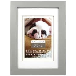 Cheapest ⌛ Gray 3.5" x 5" Frame with Mat, Expressions™ by Studio Décor® by Studio Decor 😉