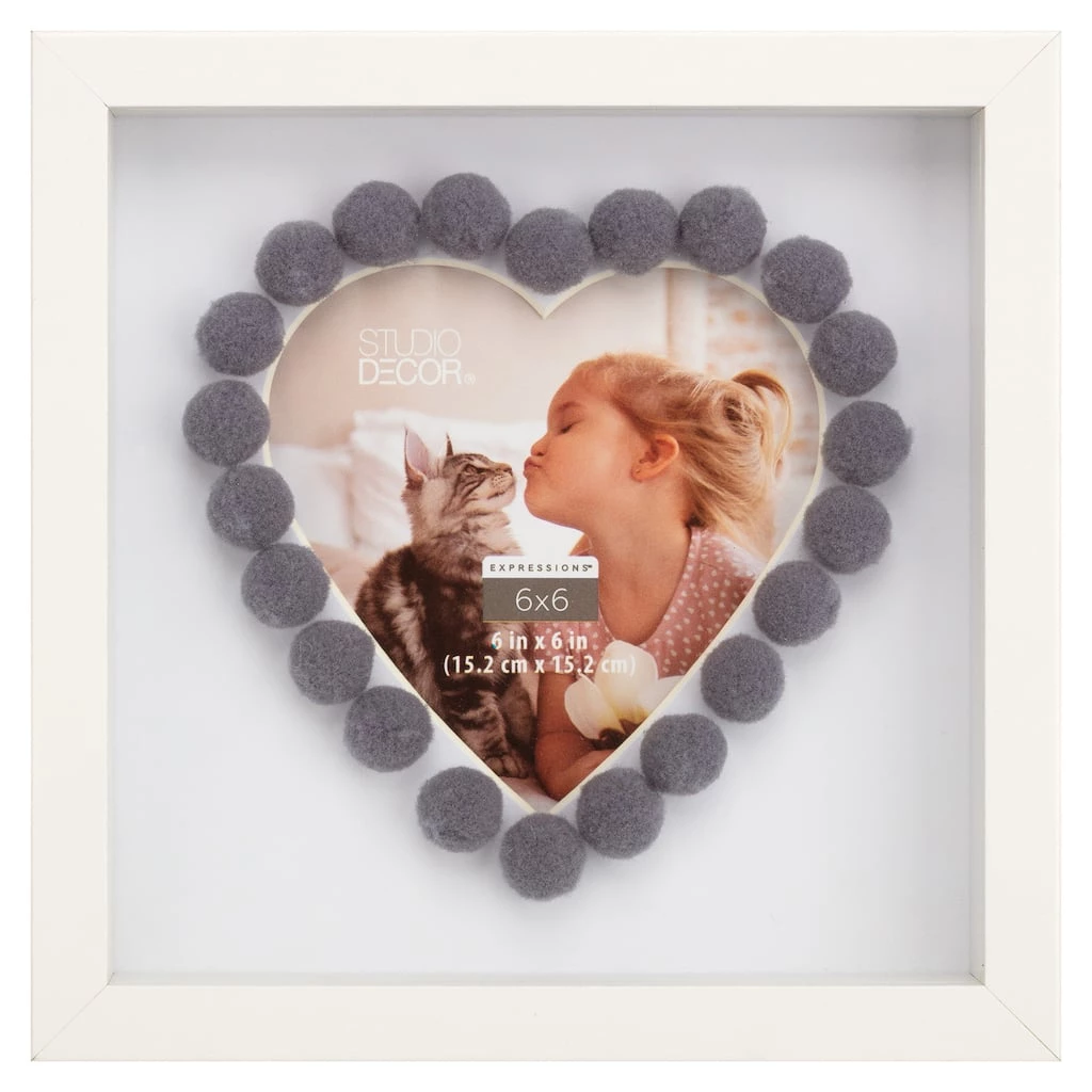 Best Pirce π White with Heart Opening 6" x 6" Frame, Expressions™ by Studio Décor® by Studio Decor π 1 Best Pirce π White with Heart Opening 6" x 6" Frame, Expressions™ by Studio Décor® by Studio Decor π