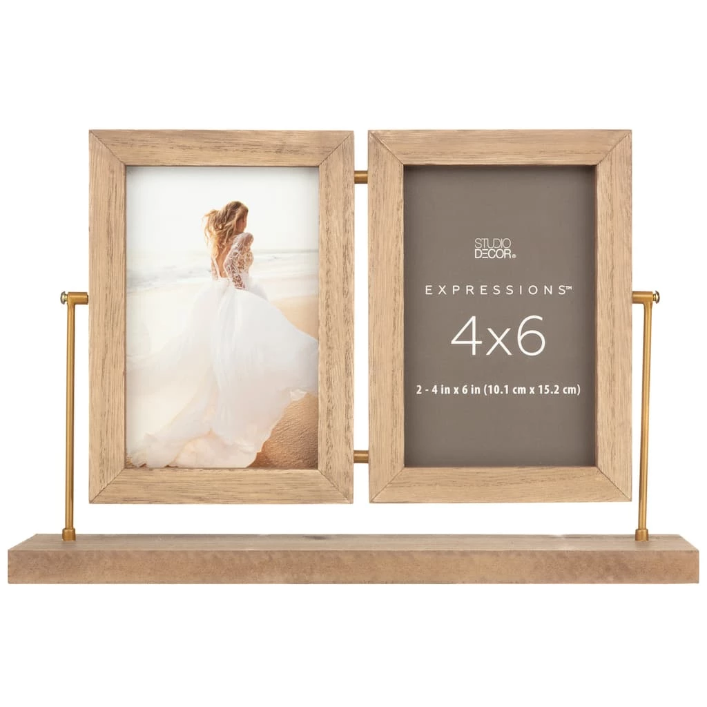 Brand new ❤️ 2 Opening 4" x 6" Swivel Frame, Expressions™ by Studio Décor® by Studio Decor ✔️ 1 Brand new ❤️ 2 Opening 4" x 6" Swivel Frame, Expressions™ by Studio Décor® by Studio Decor ✔️